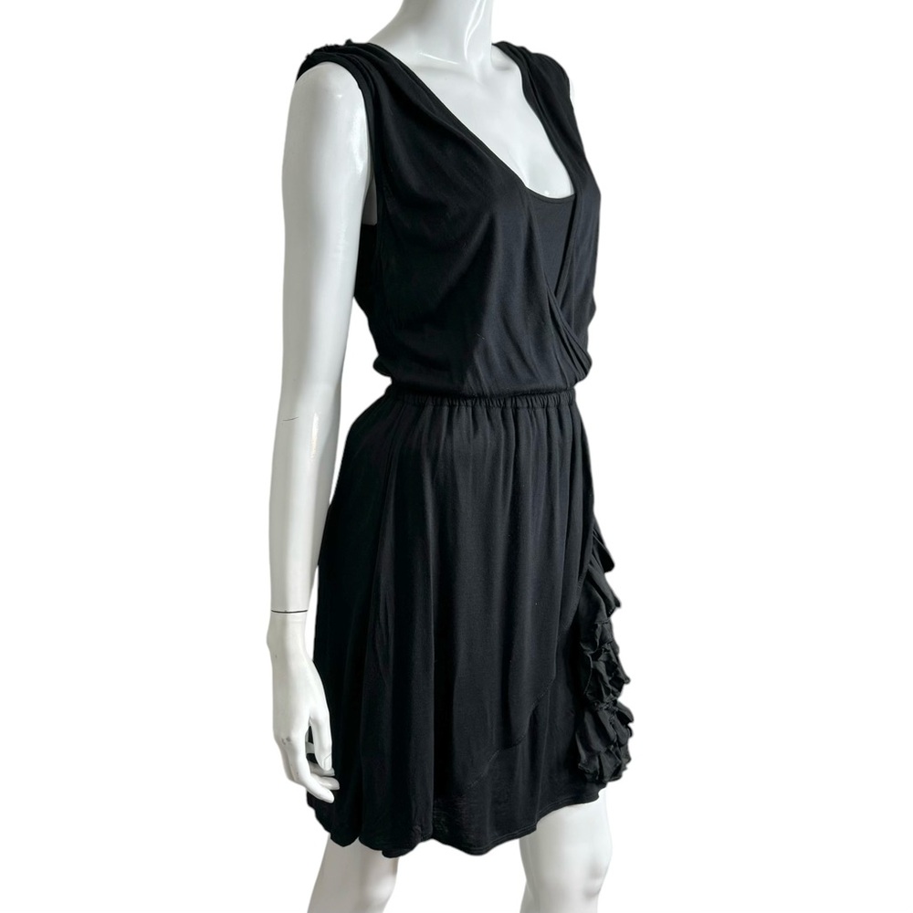 Zara Basic Evening Collection Sleeveless Ruffled … - image 2
